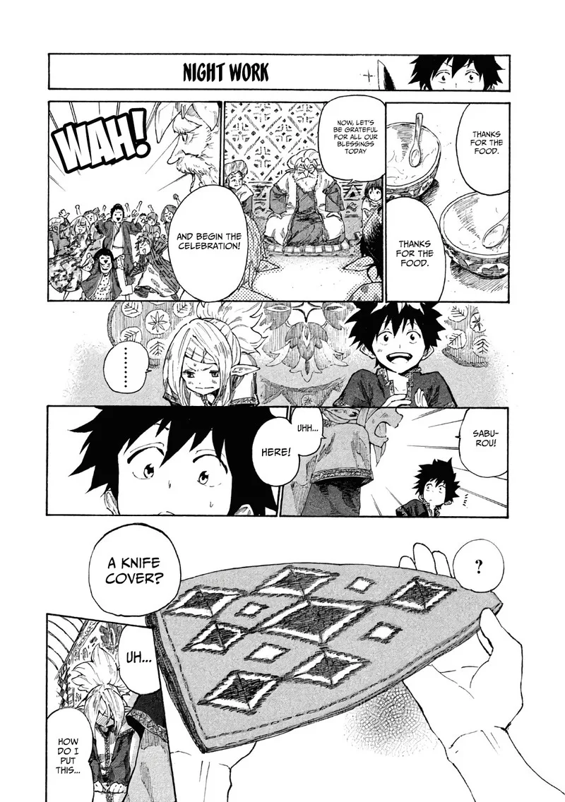 Mazumeshi Elf to Yuuboku-gurashi Chapter 4 page 8