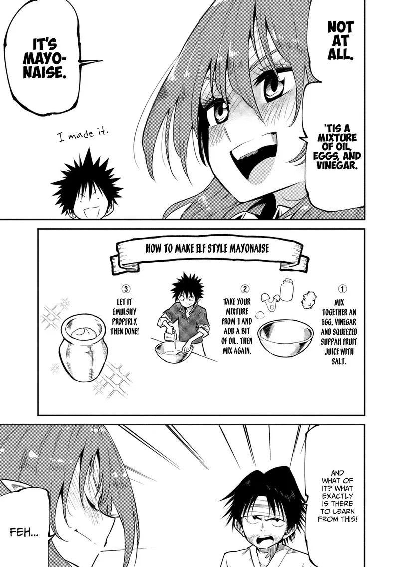 Mazumeshi Elf to Yuuboku-gurashi Chapter 43 page 17