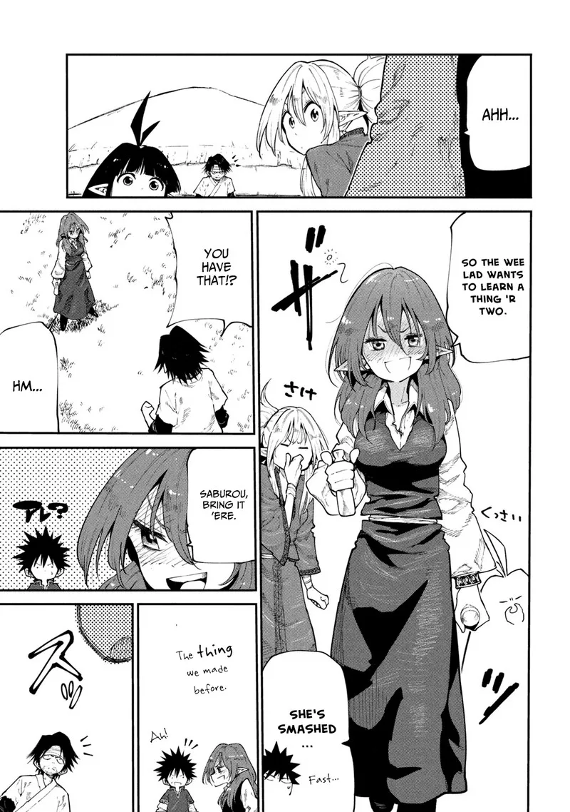 Mazumeshi Elf to Yuuboku-gurashi Chapter 43 page 15