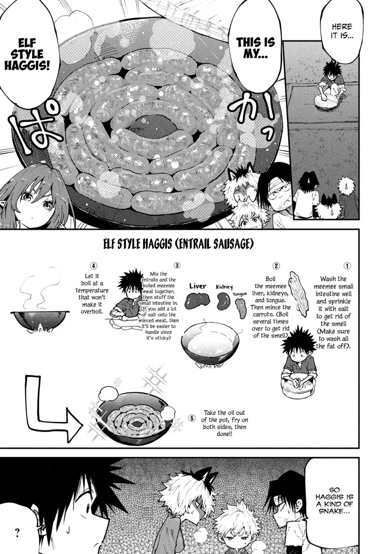 Mazumeshi Elf to Yuuboku-gurashi Chapter 44 page 17