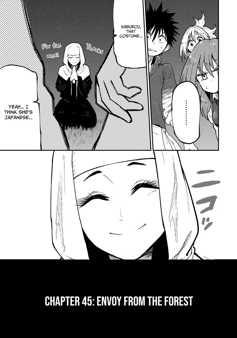 Mazumeshi Elf to Yuuboku-gurashi Chapter 45 page 1
