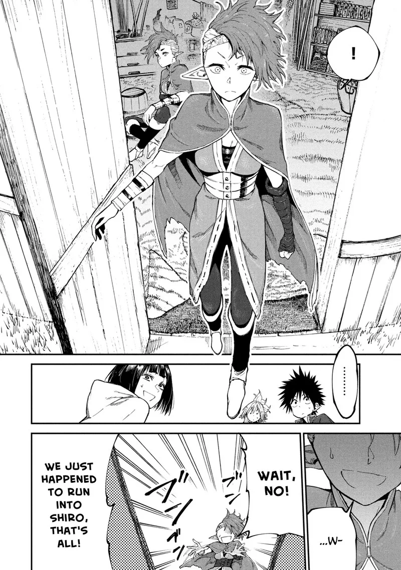Mazumeshi Elf to Yuuboku-gurashi Chapter 48 page 8