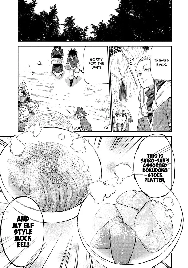Mazumeshi Elf to Yuuboku-gurashi Chapter 48 page 21