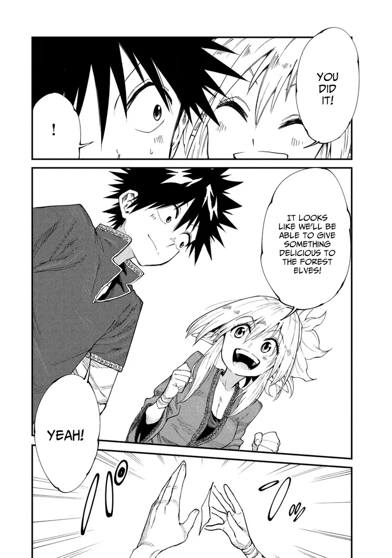 Mazumeshi Elf to Yuuboku-gurashi Chapter 49 page 20