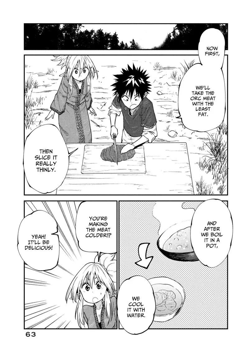 Mazumeshi Elf to Yuuboku-gurashi Chapter 49 page 15