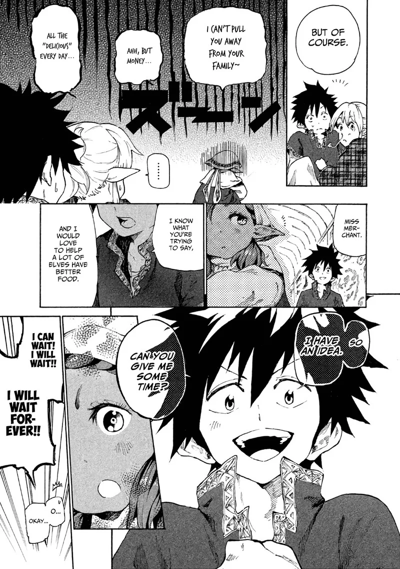 Mazumeshi Elf to Yuuboku-gurashi Chapter 5 page 15