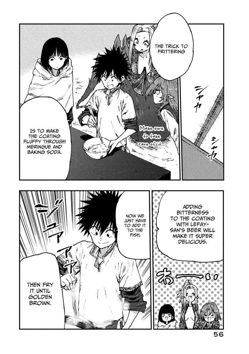 Mazumeshi Elf to Yuuboku-gurashi Chapter 55 page 14