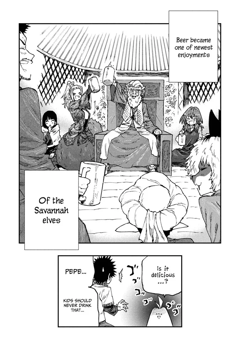 Mazumeshi Elf to Yuuboku-gurashi Chapter 55 page 20