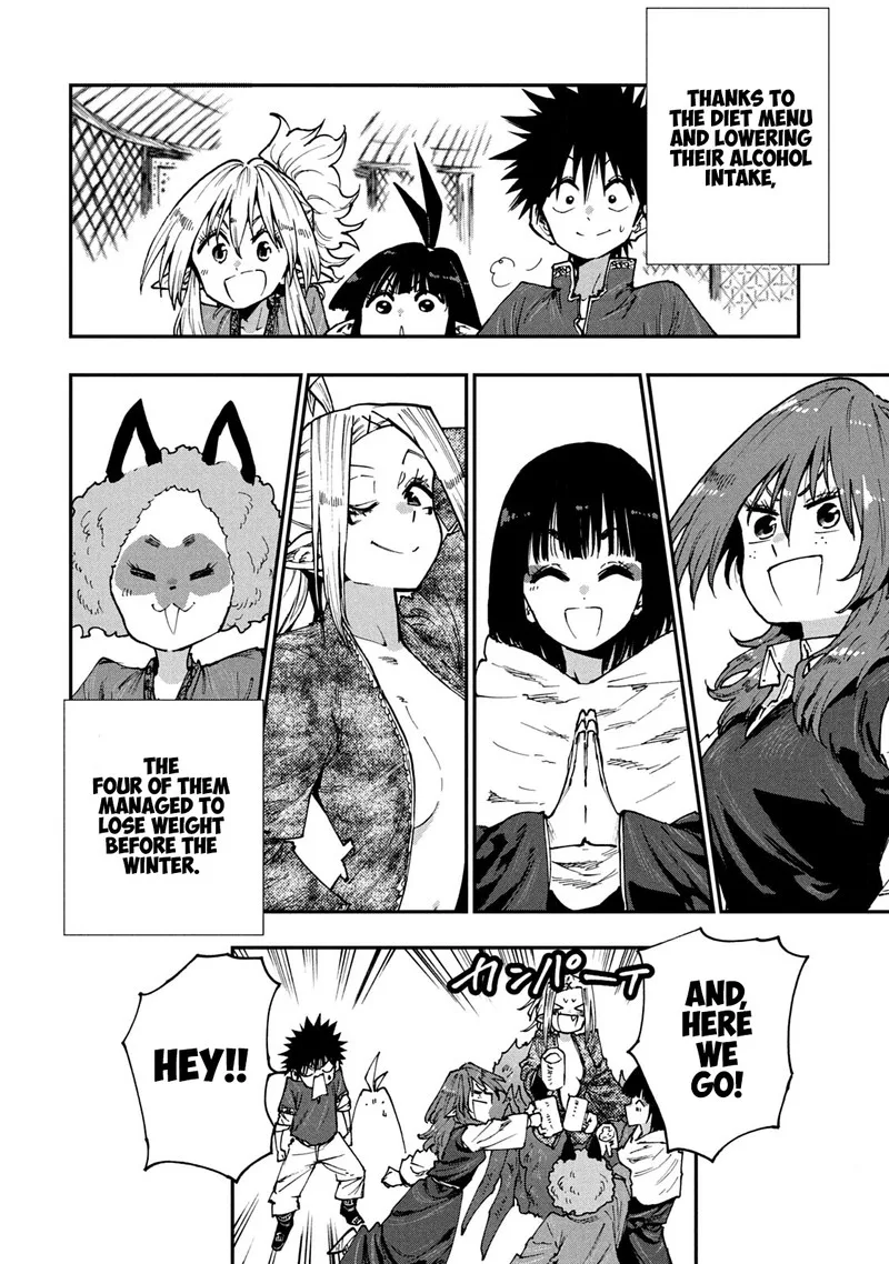 Mazumeshi Elf to Yuuboku-gurashi Chapter 56 page 22