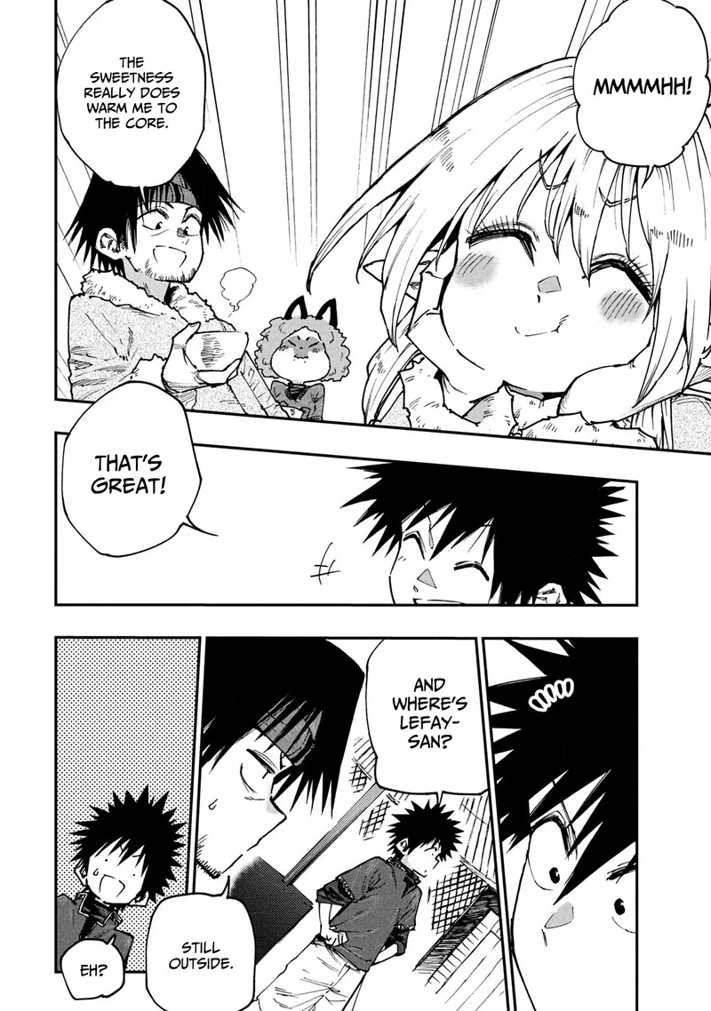 Mazumeshi Elf to Yuuboku-gurashi Chapter 58 page 6