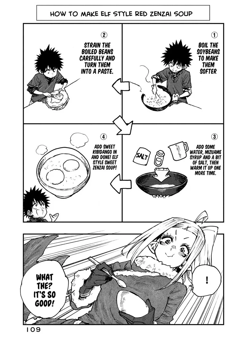 Mazumeshi Elf to Yuuboku-gurashi Chapter 58 page 5
