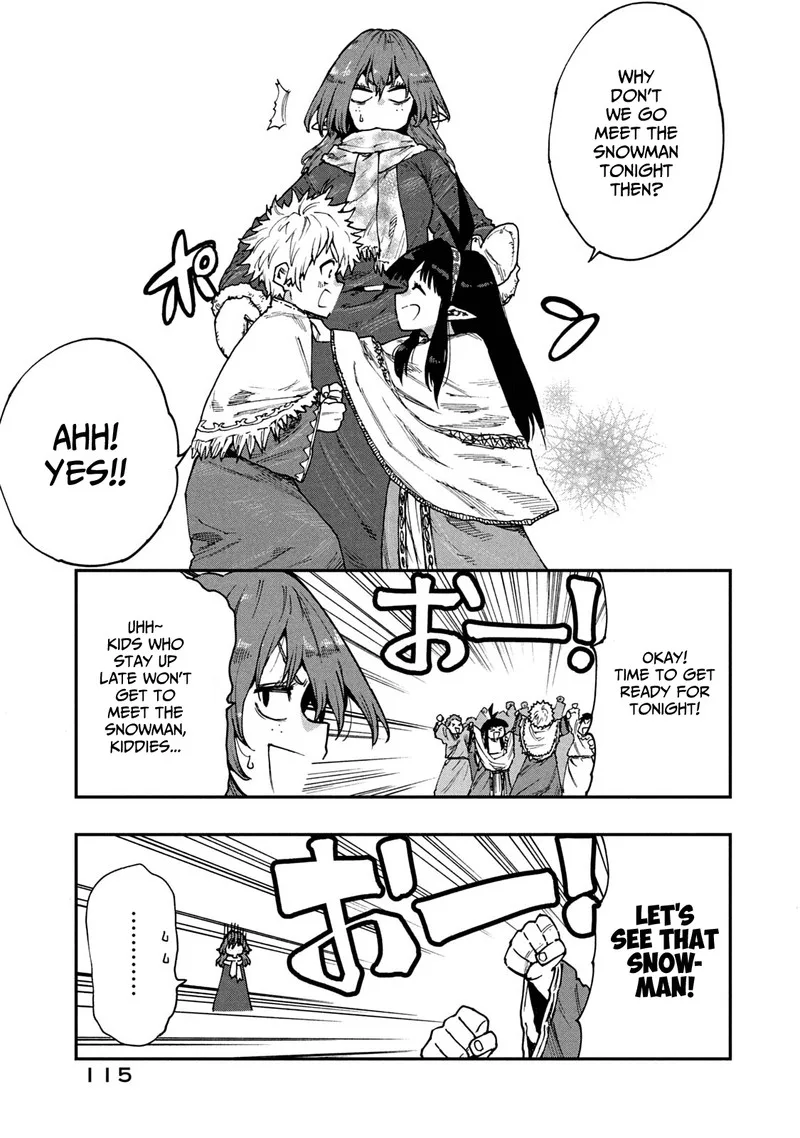 Mazumeshi Elf to Yuuboku-gurashi Chapter 58 page 11