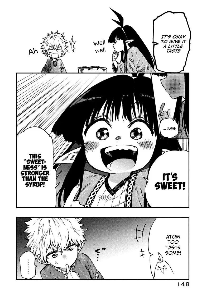 Mazumeshi Elf to Yuuboku-gurashi Chapter 59 page 18
