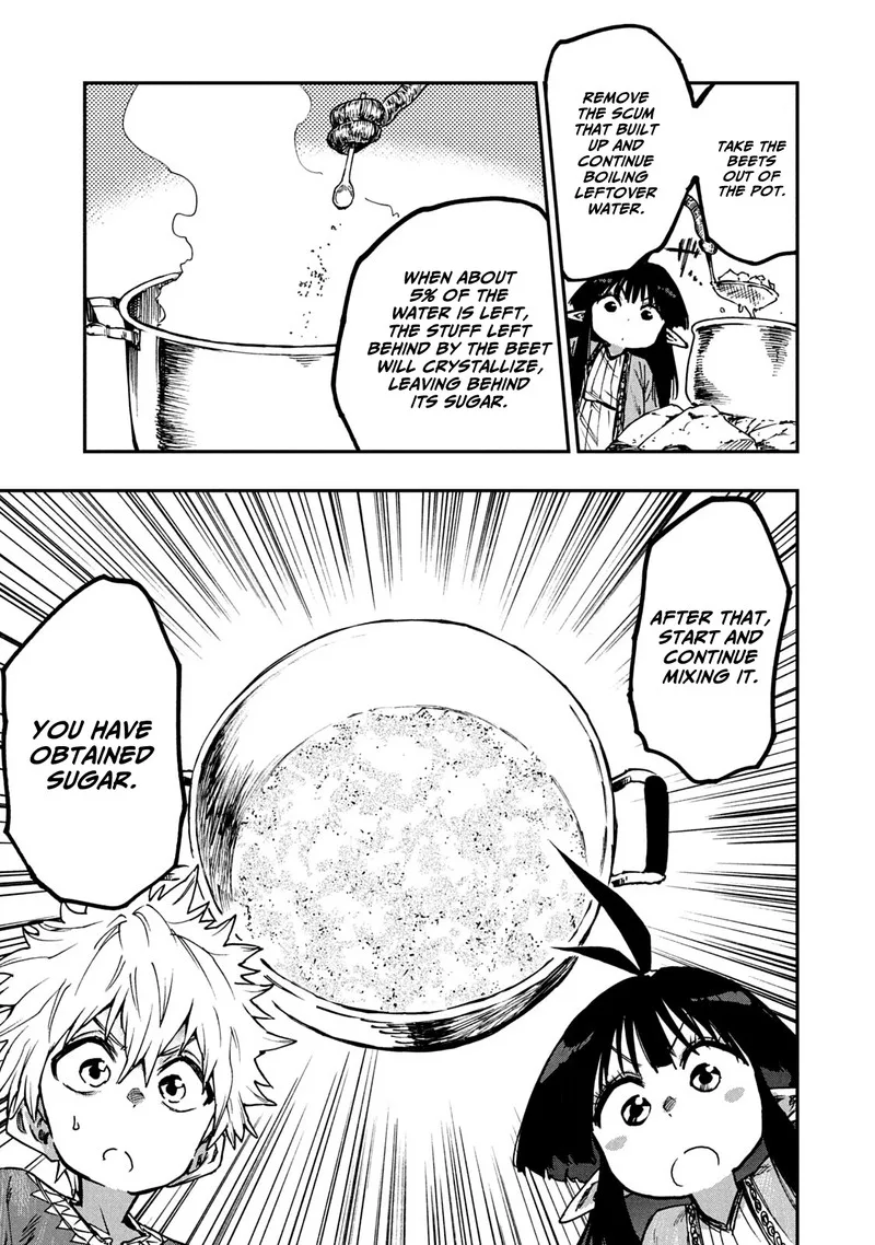 Mazumeshi Elf to Yuuboku-gurashi Chapter 59 page 17