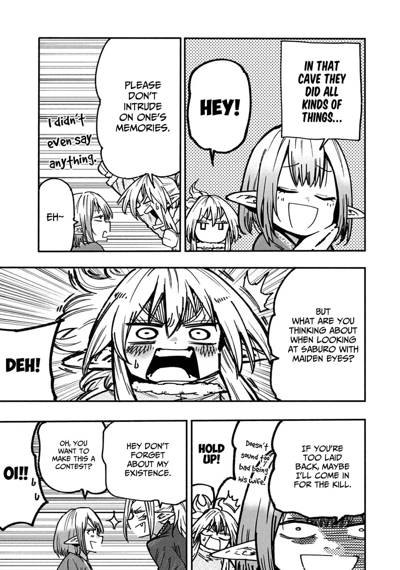 Mazumeshi Elf to Yuuboku-gurashi Chapter 59 page 27