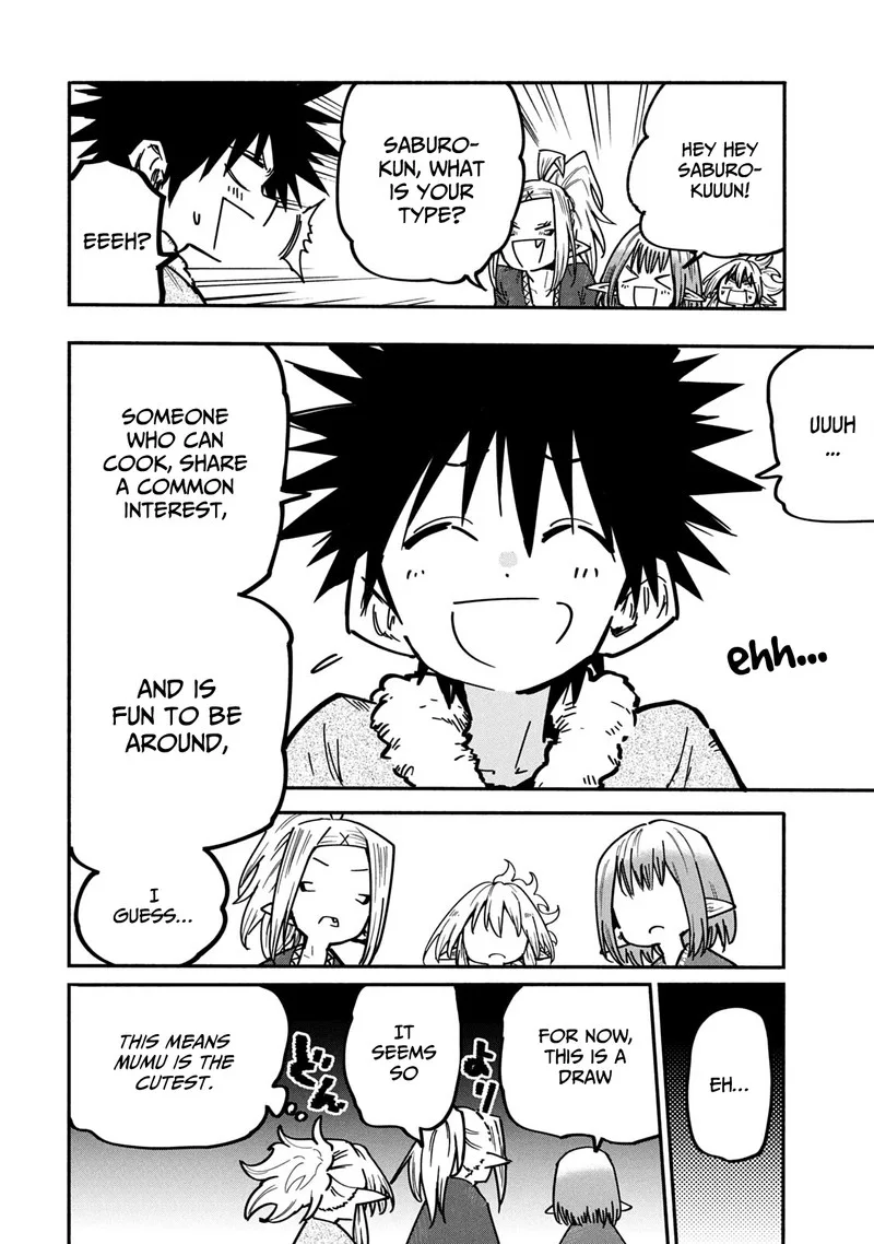 Mazumeshi Elf to Yuuboku-gurashi Chapter 59 page 28
