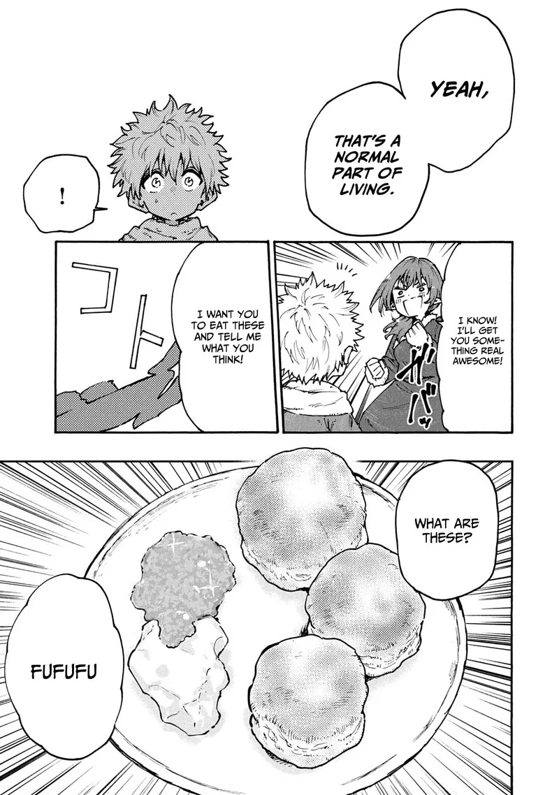 Mazumeshi Elf to Yuuboku-gurashi Chapter 61 page 13