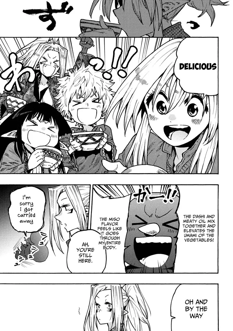 Mazumeshi Elf to Yuuboku-gurashi Chapter 65 page 9
