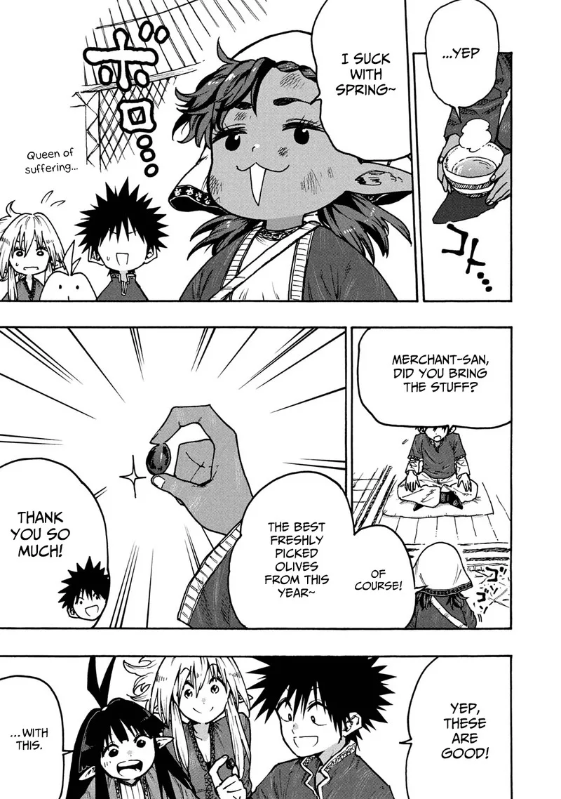 Mazumeshi Elf to Yuuboku-gurashi Chapter 66 page 11