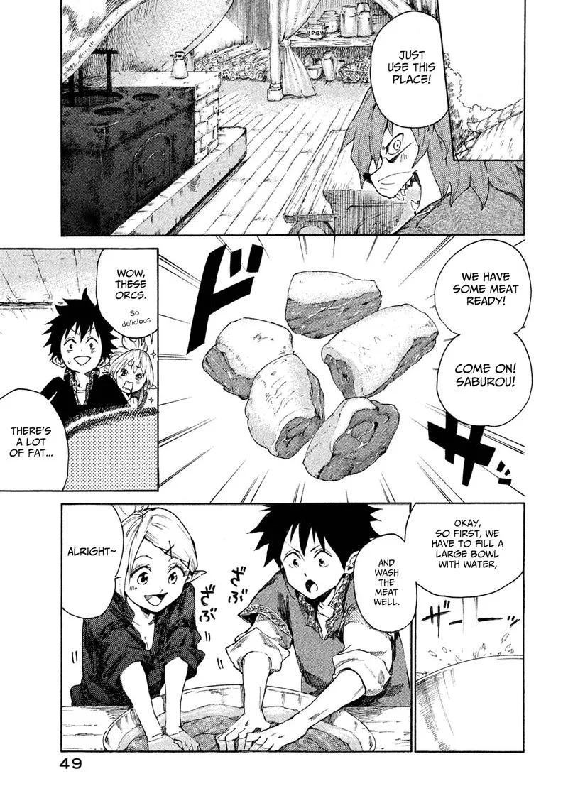 Mazumeshi Elf to Yuuboku-gurashi Chapter 7 page 7