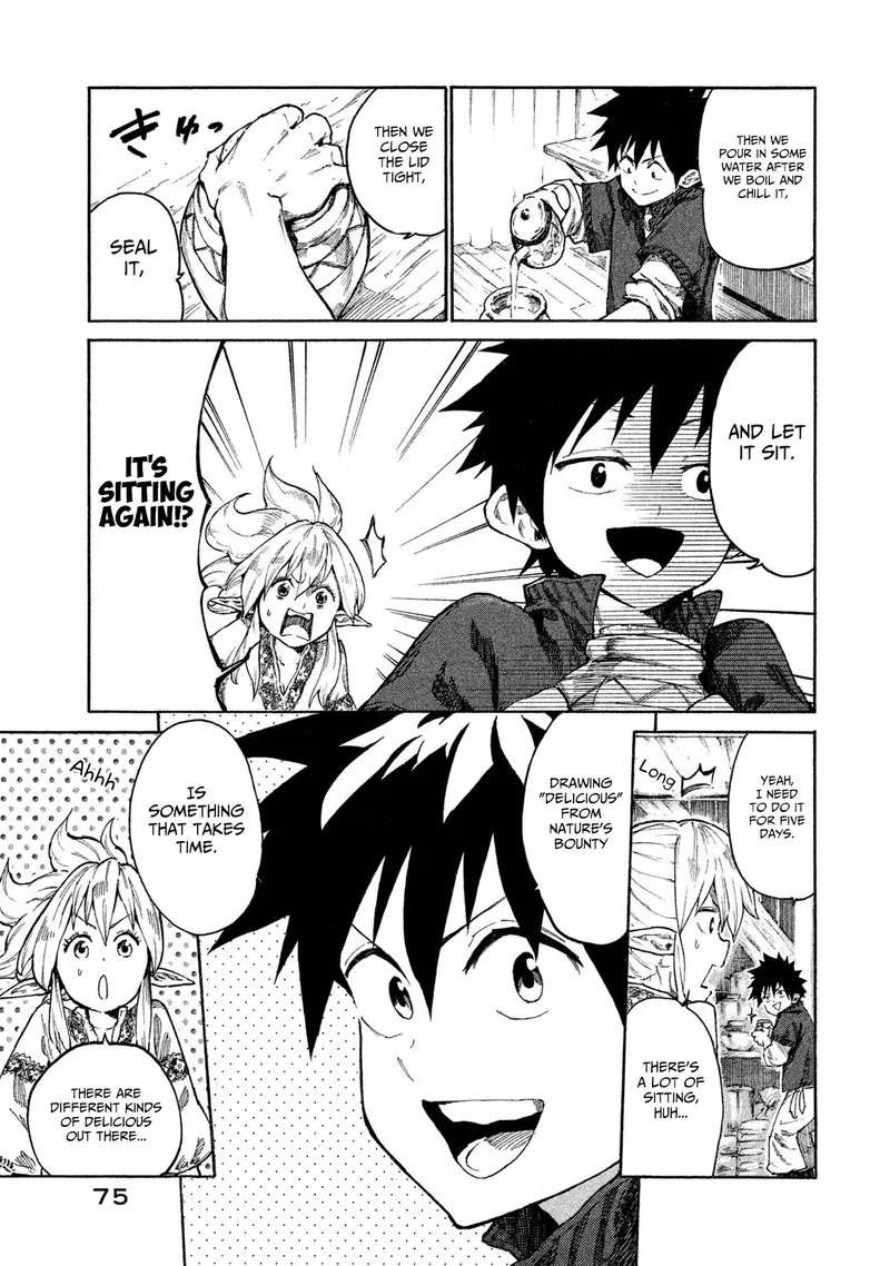 Mazumeshi Elf to Yuuboku-gurashi Chapter 7 page 33