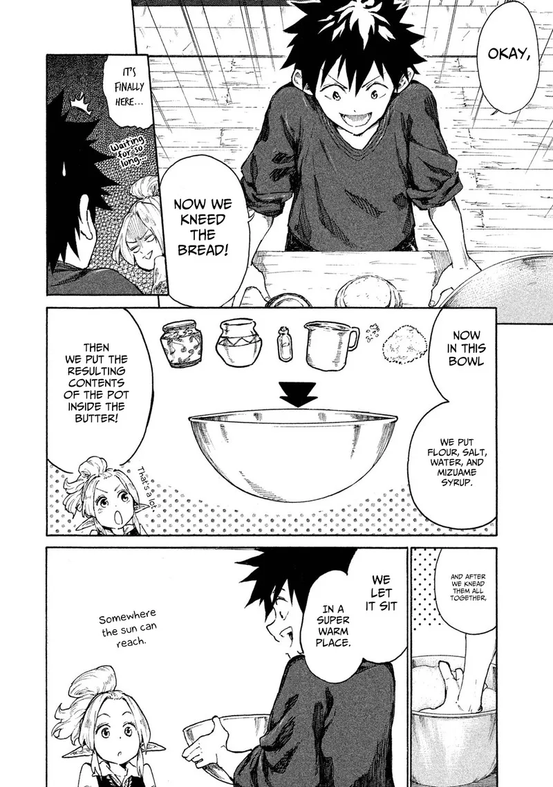 Mazumeshi Elf to Yuuboku-gurashi Chapter 7 page 36