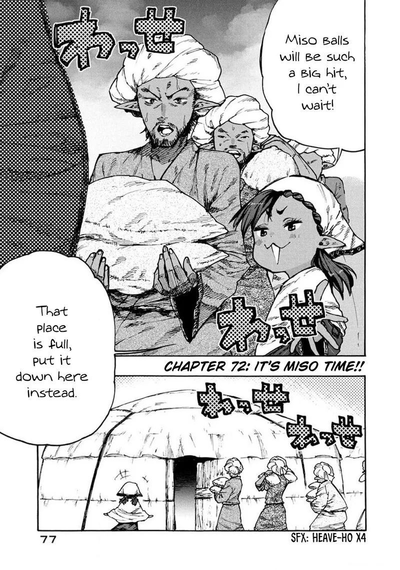 Mazumeshi Elf to Yuuboku-gurashi Chapter 72 page 2