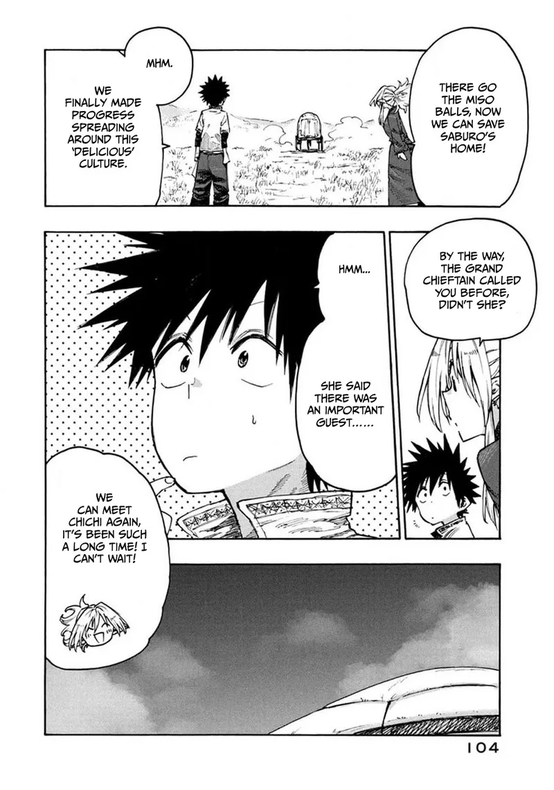 Mazumeshi Elf to Yuuboku-gurashi Chapter 73 page 7