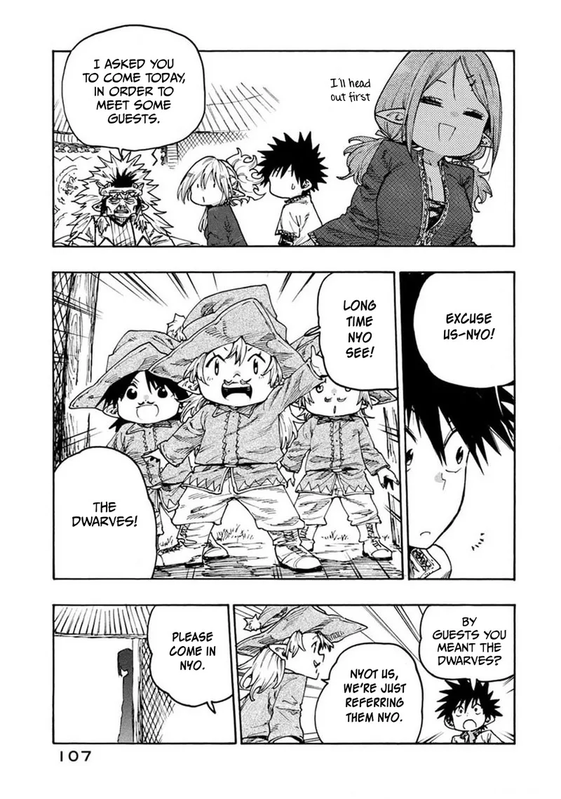 Mazumeshi Elf to Yuuboku-gurashi Chapter 73 page 10