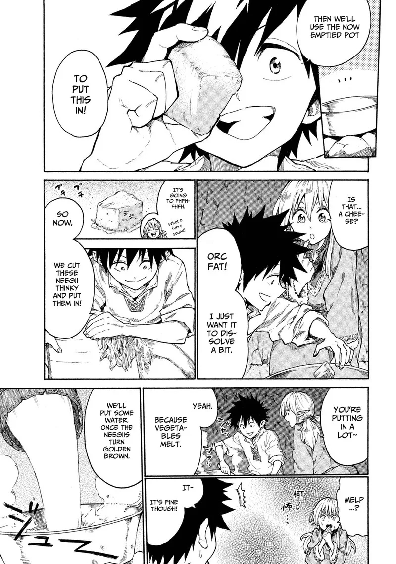 Mazumeshi Elf to Yuuboku-gurashi Chapter 9 page 9