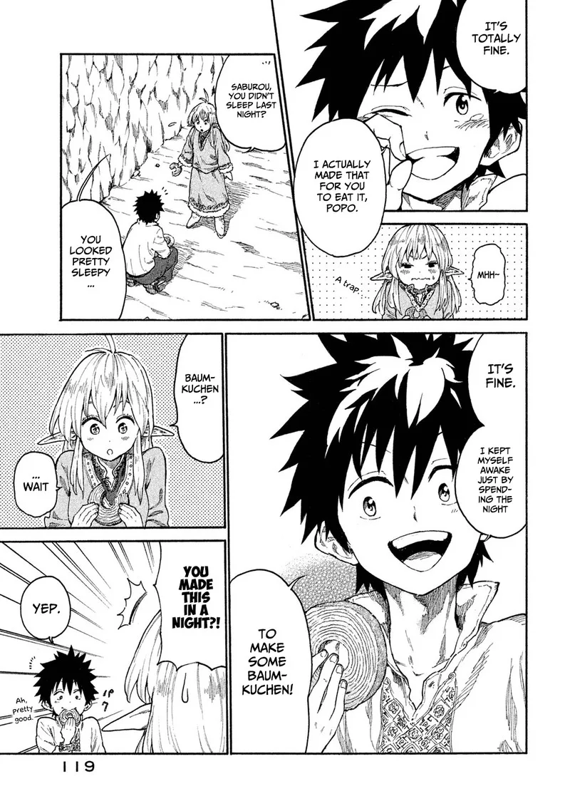 Mazumeshi Elf to Yuuboku-gurashi Chapter 9 page 19