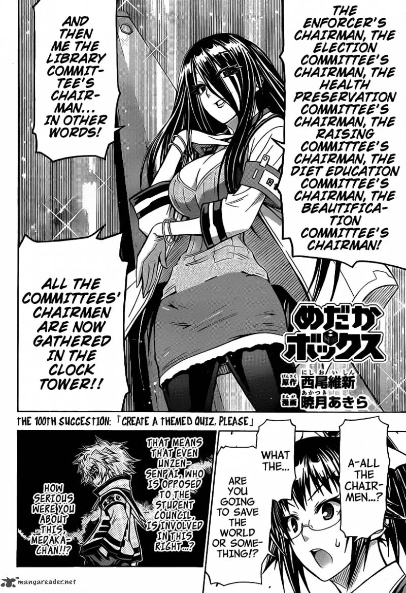 Medaka Box Chapter 100 page 3