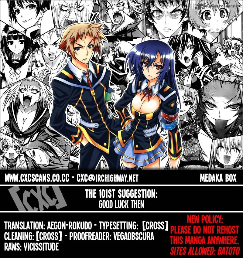 Medaka Box Chapter 101 page 1