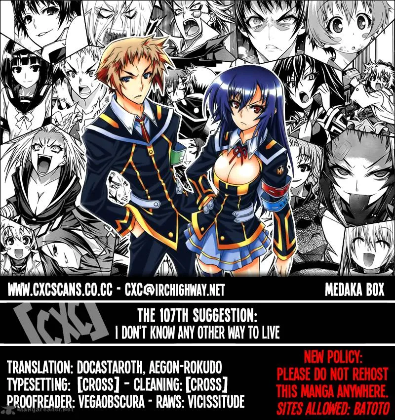 Medaka Box Chapter 107 page 1