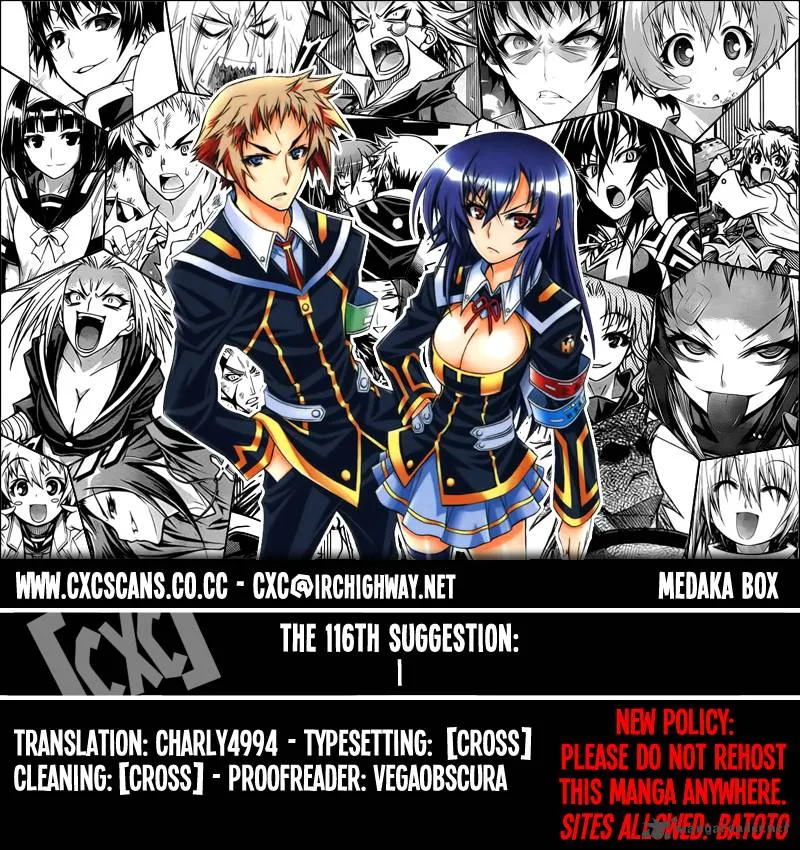 Medaka Box Chapter 116 page 1
