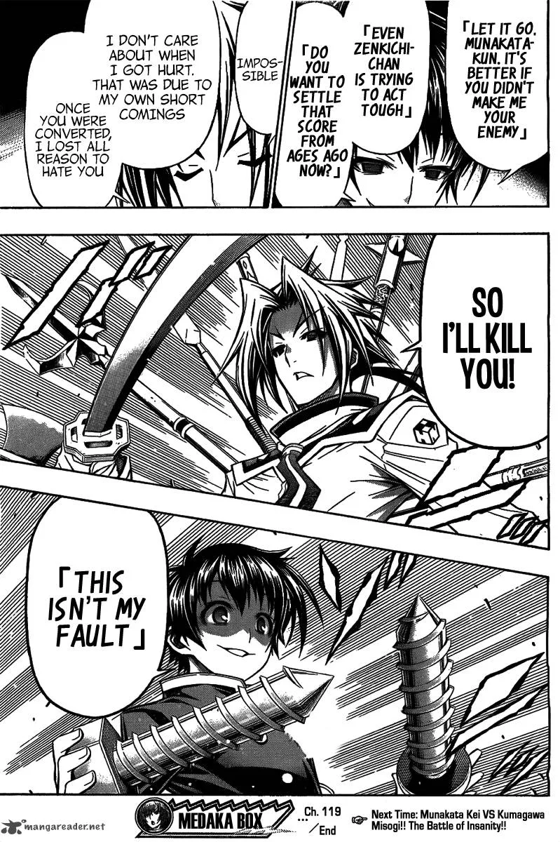 Medaka Box Chapter 119 page 21