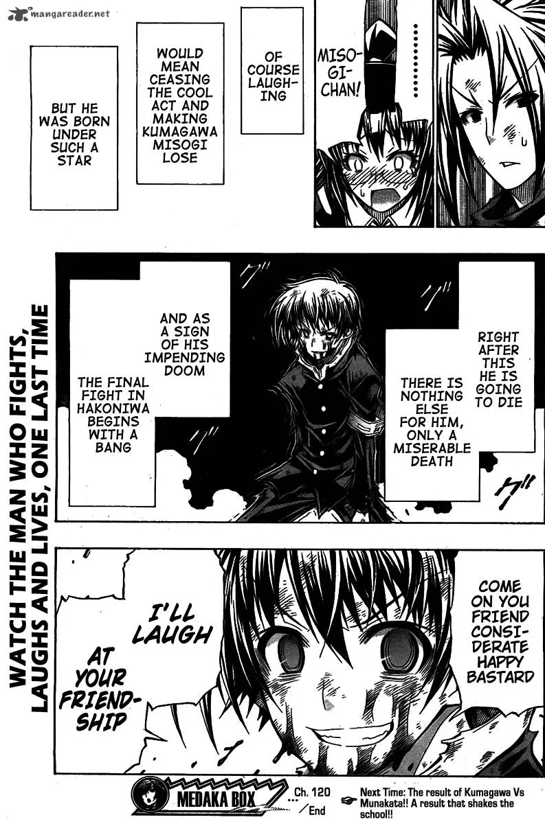 Medaka Box Chapter 120 page 21