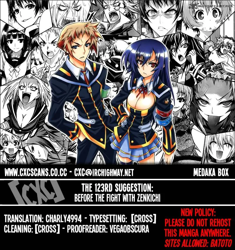 Medaka Box Chapter 123 page 1