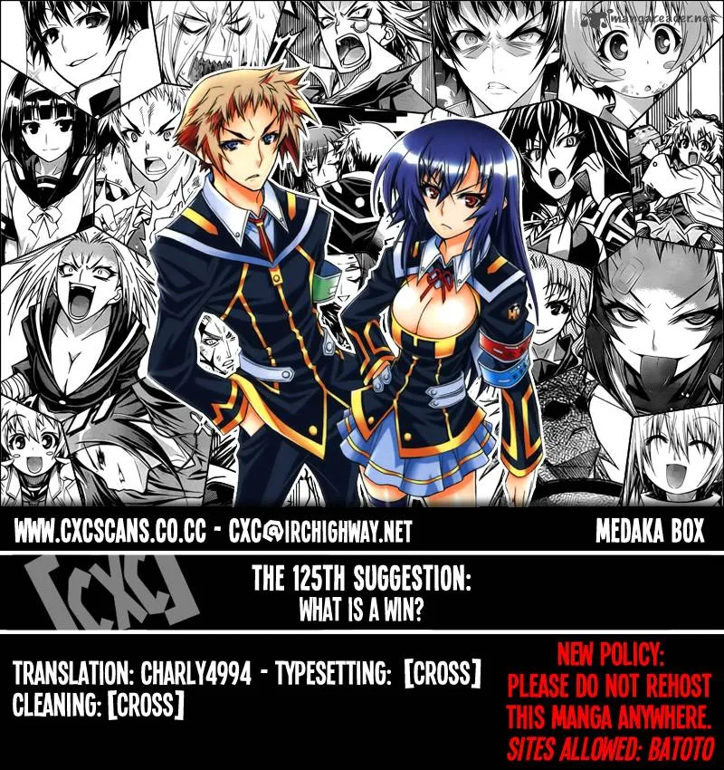 Medaka Box Chapter 125 page 1