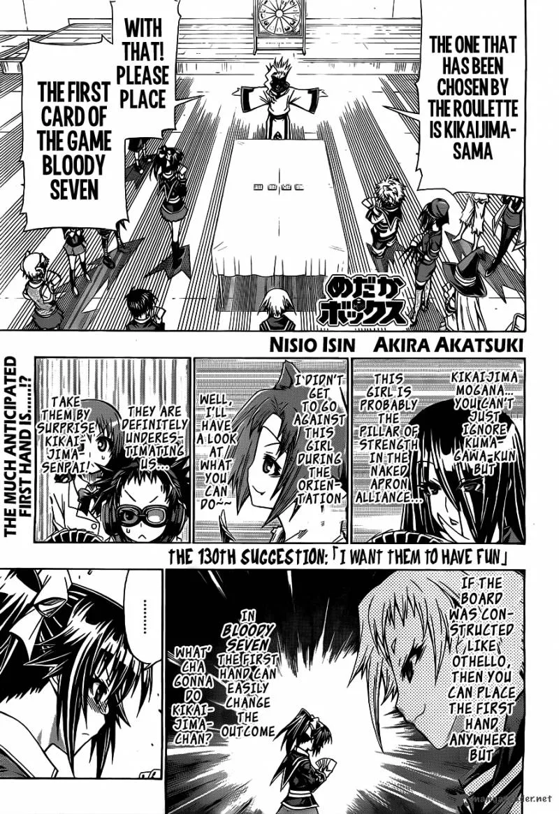 Medaka Box Chapter 130 page 2