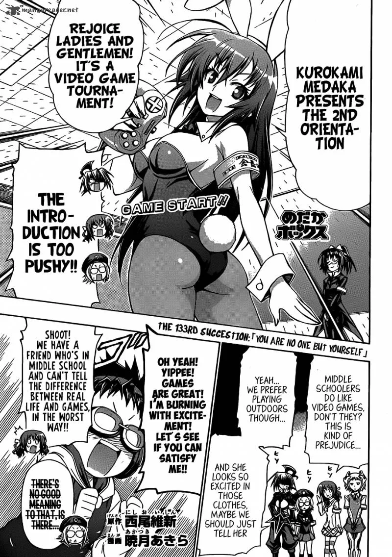 Medaka Box Chapter 133 page 1