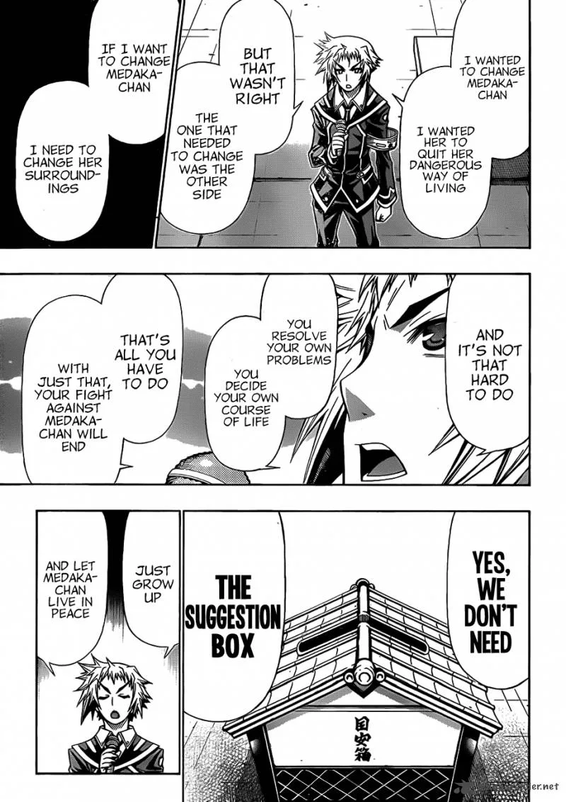Medaka Box Chapter 138 page 13