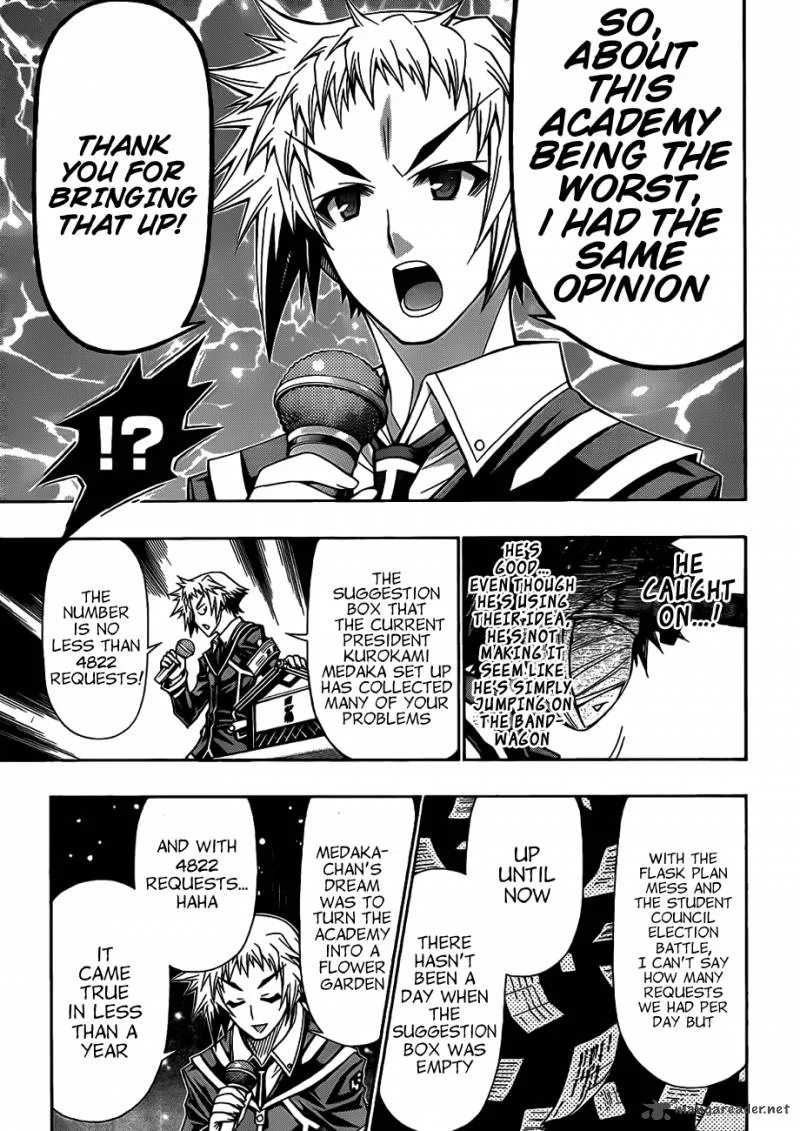 Medaka Box Chapter 138 page 9