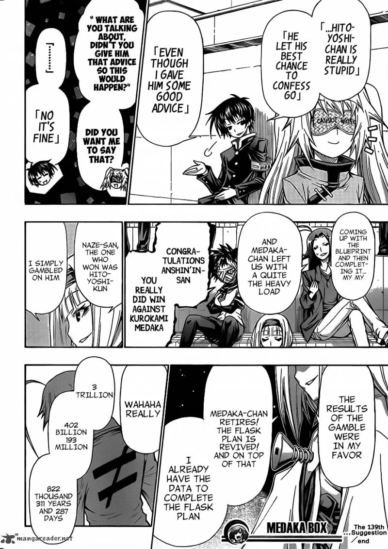 Medaka Box Chapter 139 page 18