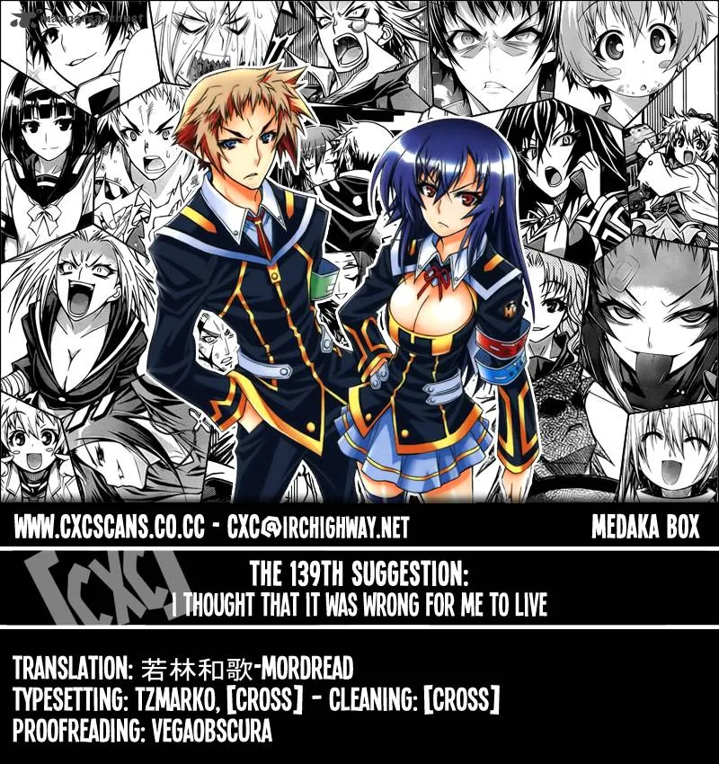 Medaka Box Chapter 139 page 1