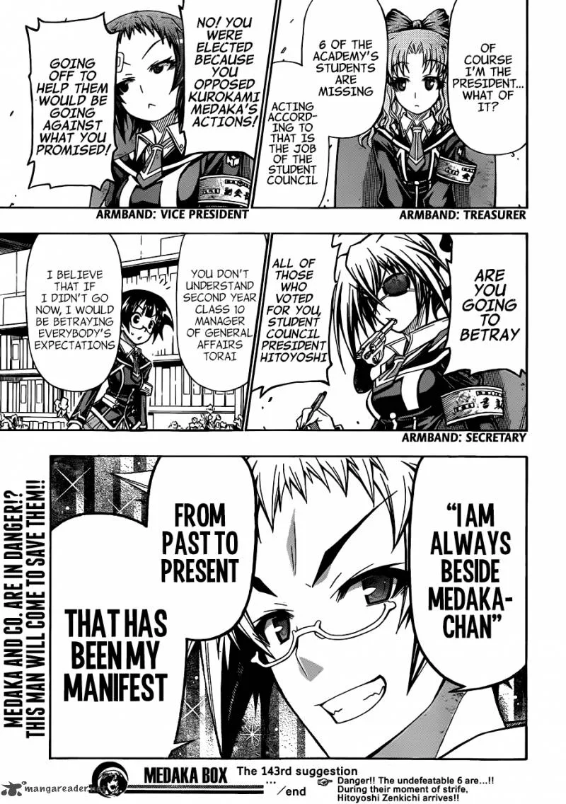 Medaka Box Chapter 143 page 20