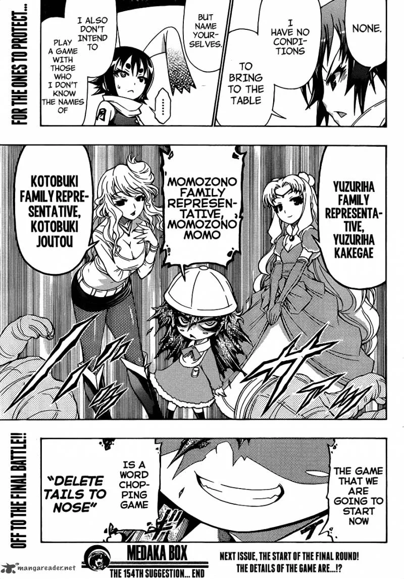 Medaka Box Chapter 154 page 19