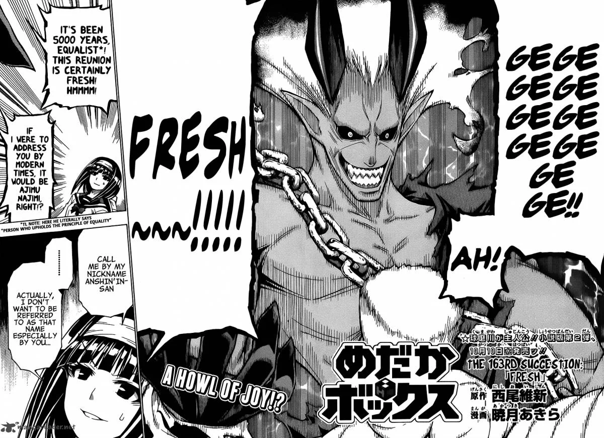 Medaka Box Chapter 163 page 4
