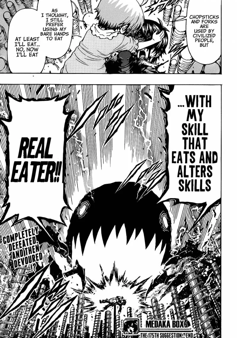 Medaka Box Chapter 175 page 21