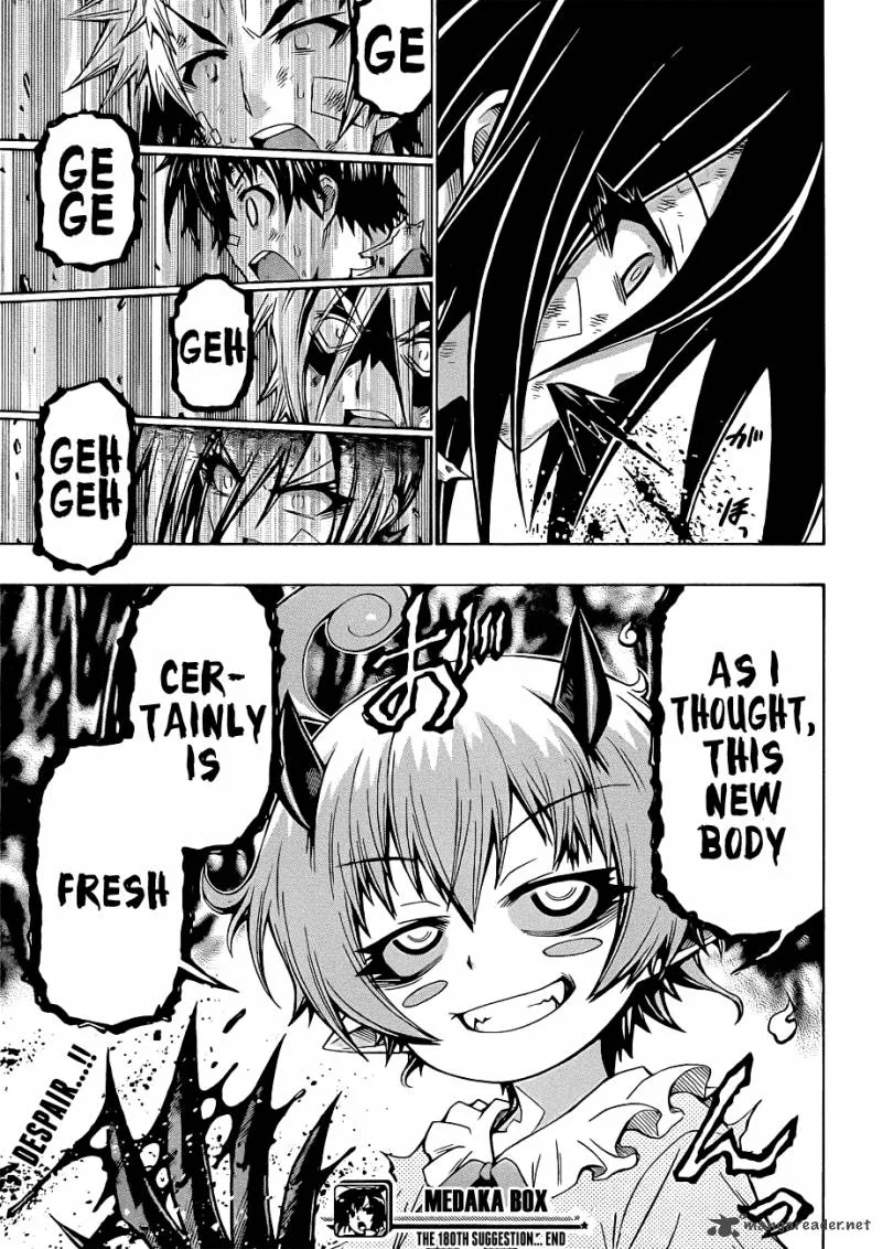 Medaka Box Chapter 180 page 20